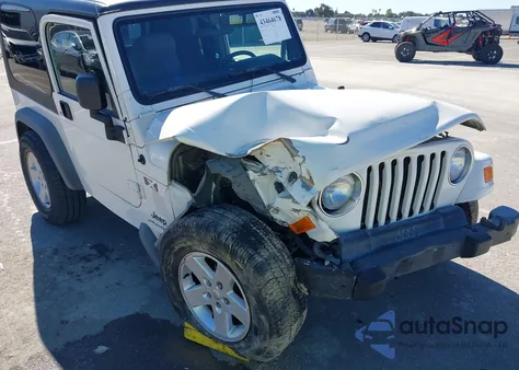 2005 Jeep Wrangler X z USA, uszkodzony, nr VIN 1J4FA39S95P338440